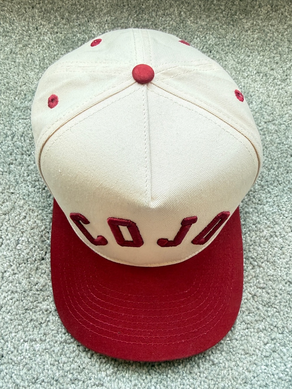 NWOT Embroidered Crimson COJO Hat from Cody Johnson Concert Merch, Unisex - Picture 2 of 6